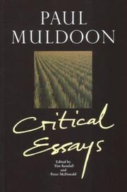 Cover of: Paul Muldoon: critical essays