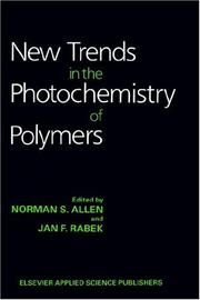 New trends in the photochemistry of polymers