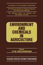 Environment and chemicals in agriculture : proceedings of a symposium held in Dublin, 15-17 October 1984