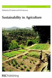 Cover of: Sustainability in Agriculture (Issues in Environmental Science and Techbology)