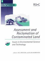 Assessment and reclamation of contaminated land by R. E. Hester, Roy M. Harrison