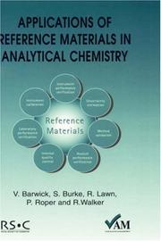 Applications of reference materials in analytical chemistry