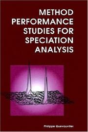 Method performance studies for speciation analysis