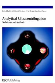 Analytical ultracentrifugation : techniques and methods