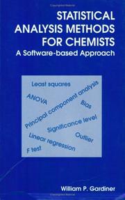 Statistical analysis methods for chemists : a software-based approach