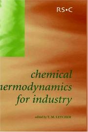 Chemical thermodynamics for industry