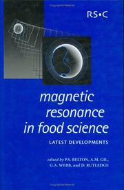 Magnetic resonance in food science : latest developments