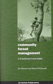 Community forest management : a casebook from India