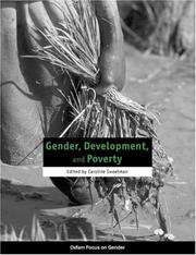Cover of: Gender, development, and poverty