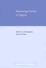 Measuring poverty in Nigeria