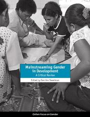 Cover of: Mainstreaming Gender in Development: A Critical Review (Oxfam Focus on Gender Series)