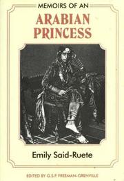 Memoirs of an Arabian Princess by Emily Said-Ruete
