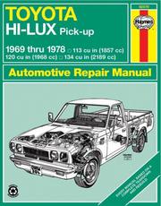 Cover of: Toyota Hilux Pick-Up, 1969-78 | John Harold Haynes