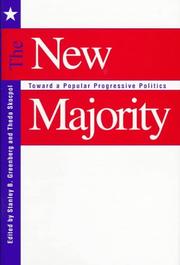 Cover of: The new majority: toward a popular progressive politics