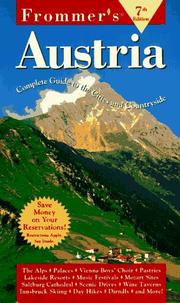 Cover of: Frommer's Austria (7th ed)