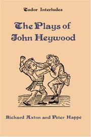 The plays of John Heywood