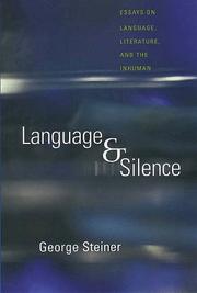 Cover of: Language and silence by George Steiner