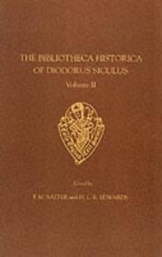 Cover of: Bibliotheca Historica of Diodorus Siculus (Sources and Analogues of the Canterbury Tales (II) (Chaucer Studies)