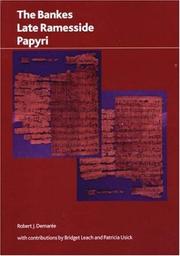 The Bankes' late Ramesside Papyri