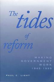 Cover of: The Tides of Reform: Making Government Work, 1945-1995