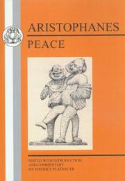 Cover of: Aristophanes: Peace (Aristophanes)
