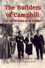 The builders of Camphill : lives and destinies of the founders