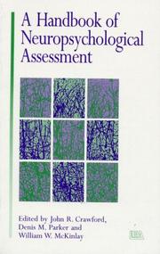 Cover of: A Handbook Of Neuropsychological Assessment