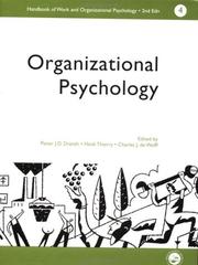 Organizational psychology