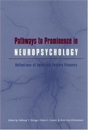 Pathways to prominence in neuropsychology : reflections of twentieth-century pioneers