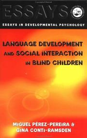 Language development and social interaction in blind children