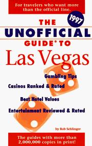 Cover of: The Unofficial Guide to Las Vegas 1997 (Unofficial Guides)