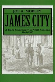 Cover of: James City, a Black community in North Carolina, 1863-1900
