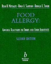 Cover of: Food allergy: adverse reactions to foods and food additives