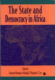 Cover of: The state and democracy in Africa by edited by Georges Nzongola-Ntalaja & Margaret C. Lee.