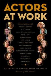 Cover of: Actors at Work