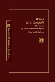 What is a Gospel? by Charles H. Talbert