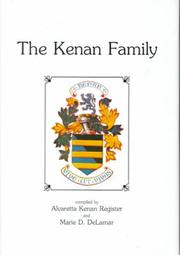 The Kenan family and some allied families by Alvaretta Kenan Register