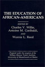 Cover of: The Education of African-Americans