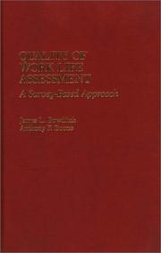 Cover of: Quality of work life assessment: a survey-based approach