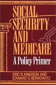 Cover of: Social security and medicare: a policy primer
