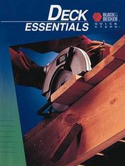 Cover of: Deck essentials.