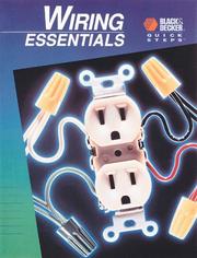 Cover of: Wiring essentials.
