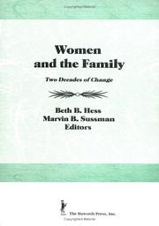 Cover of: Women and the Family by Beth B. Hess