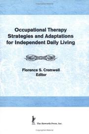Cover of: Occupational therapy strategies and adaptations for independent daily living