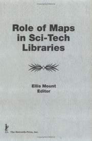 Cover of: Role of maps in sci-tech libraries