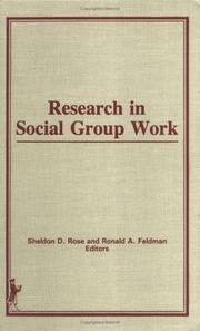 Cover of: Research in social group work