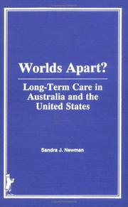 Worlds apart? : long-term care in Australia and the United States