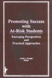 Cover of: Promoting success with at-risk students |