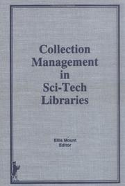 Cover of: Collection management in sci-tech libraries