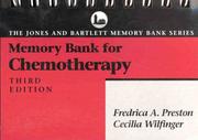Cover of: Memory bank for chemotherapy